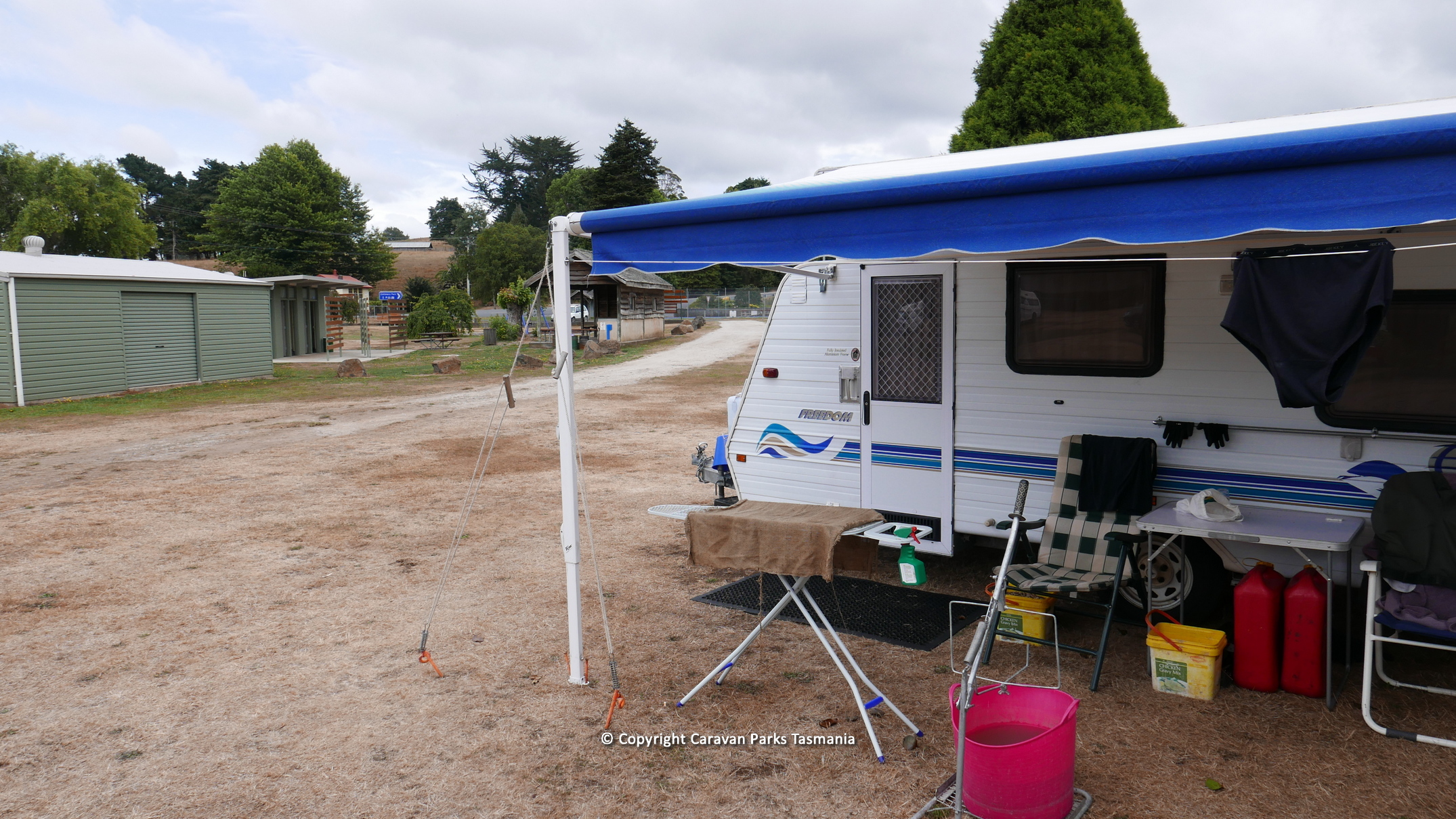 caravan park camping branxholm tasmania blue derby